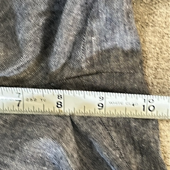 ANTHROPOLOGIE ELEVENSES THE BRIGHTON LINEN AND LACE WIDE LEG PANTS SIZE 4 - Picture 11 of 12